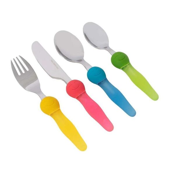 GIMEX Kids Line Colorful Cutlery Dolls 4 Pieces - Picture 5 of 5